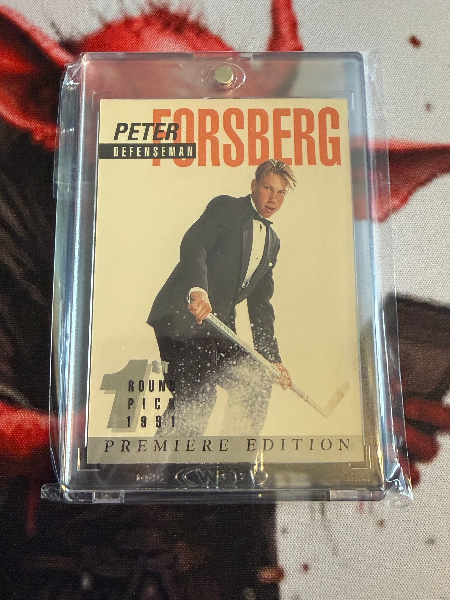 NHL - 1991 Arena Tuxedo Exclusive - Peter Forsberg Premier Edition Auto /667 - Mint