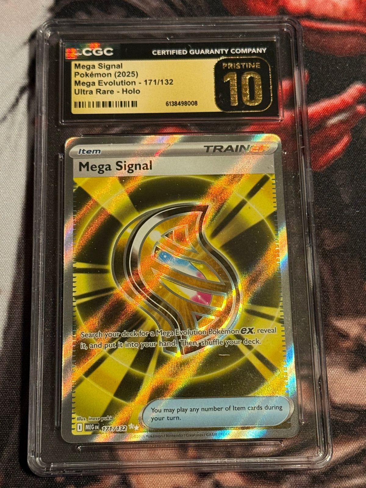 Pokemon TCG - Mega Signal - Mega Evolution Ultra Rare - #171/132 - PRISTINE - CGC 10