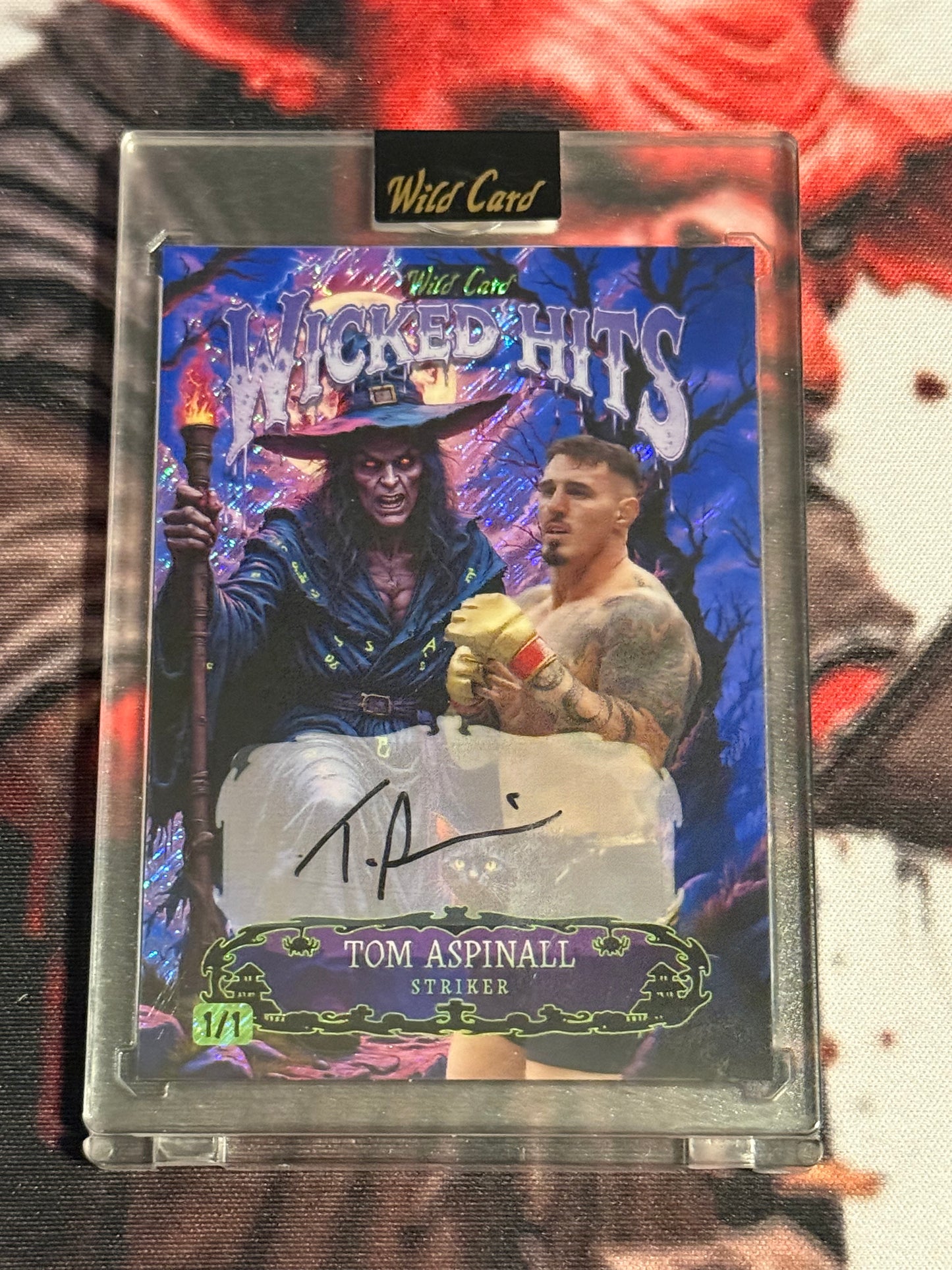 UFC - Wild Card - Tom Aspinall - Wicked Hits Autographed 1/1 - SEALED