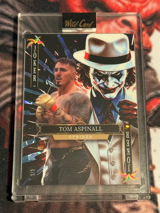 UFC - Wild Card - Tom Aspinall - Jokers Wild 1/1  - SEALED