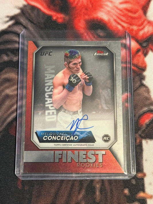 UFC - 2024 Topps Finest - Melquizael Conceicao Finest Rookies Auto - #RFA-MC - NM/M