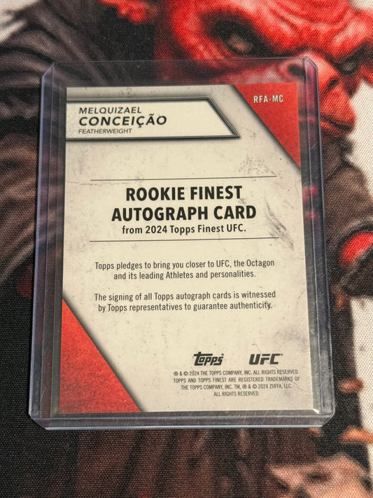 UFC - 2024 Topps Finest - Melquizael Conceicao Finest Rookies Auto - #RFA-MC - NM/M