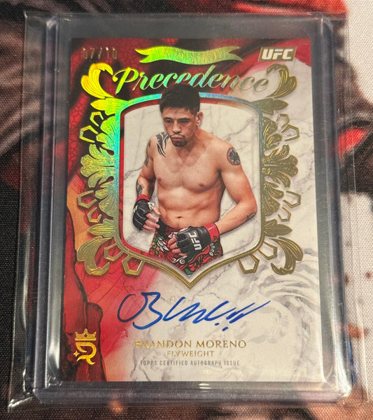 UFC - 2025 Topps Royalty - Brandon Moreno Precedence Auto /10 - #RP-BR - Mint