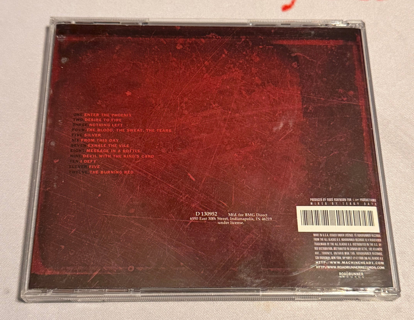 Machine Head - The Burning Red - 1999 - Used - Excellent