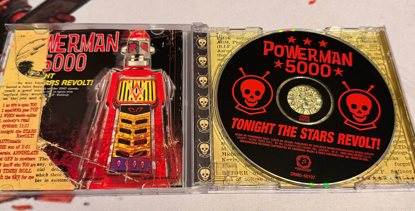 Powerman 5000 - Tonight the Stars Revolt! - 1999 - Used - Excellent