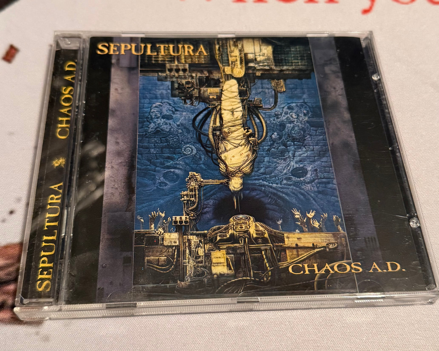 Sepultura - Chaos AD with Bonus Tracks - 1993 - Used - Excellent