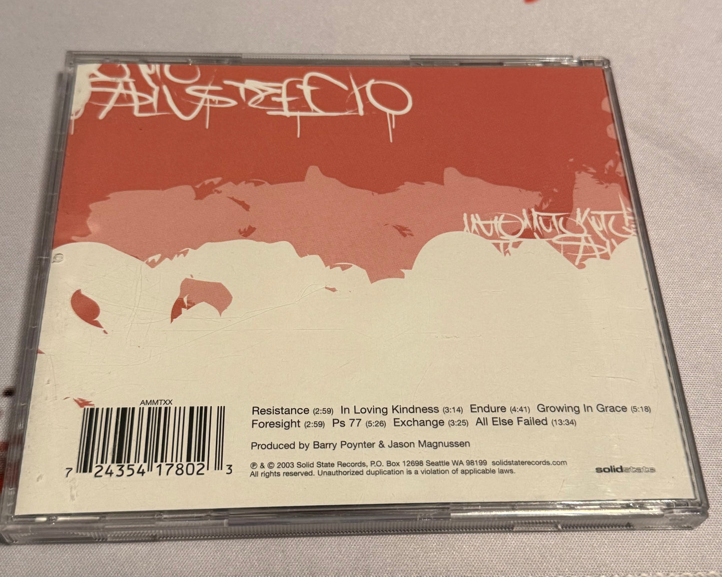 Zao - All Else Failed 2003 - 2003 - Solid State Records - Used - Excellent