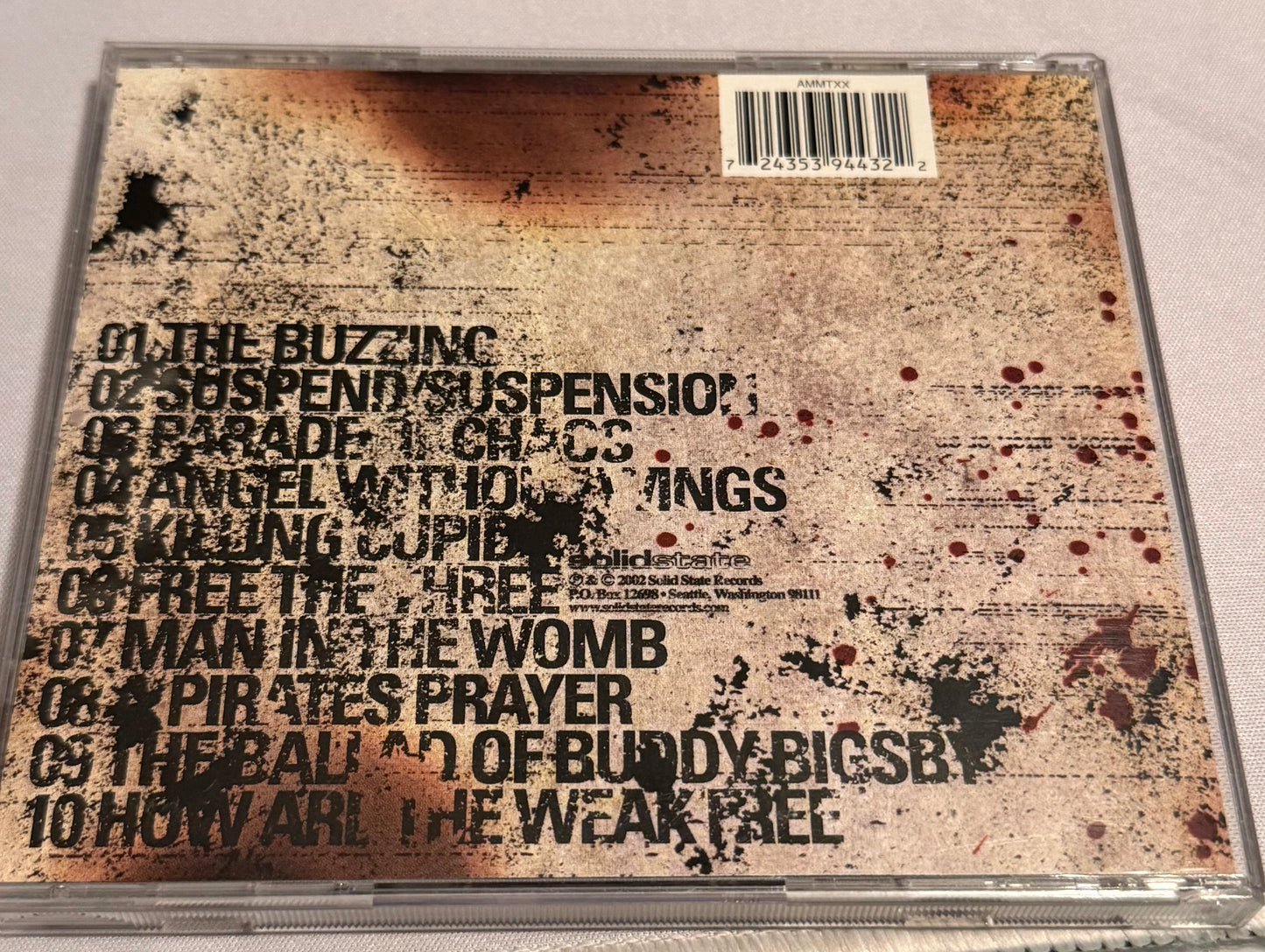 Zao - Parade of Chaos - 2002 - Solid State Records - Used - Excellent