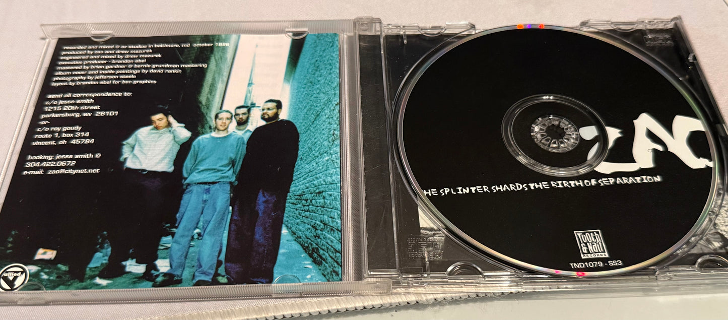 Zao - The Splinter Shards the Birth of Separation - 1997 - Solid State Records - Used - Excellent (Copy)