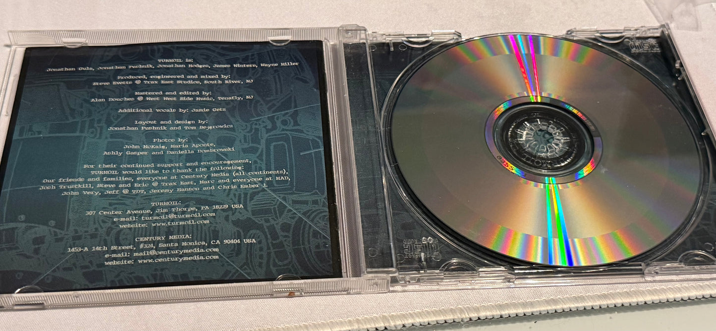 Turmoil - The Process Of - 1999 - Century Media Records - Used - Excellent