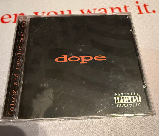 Dope - Felons and Revolutionaries - 1999 - Sony Music Entertainment - Used - VG+/EX