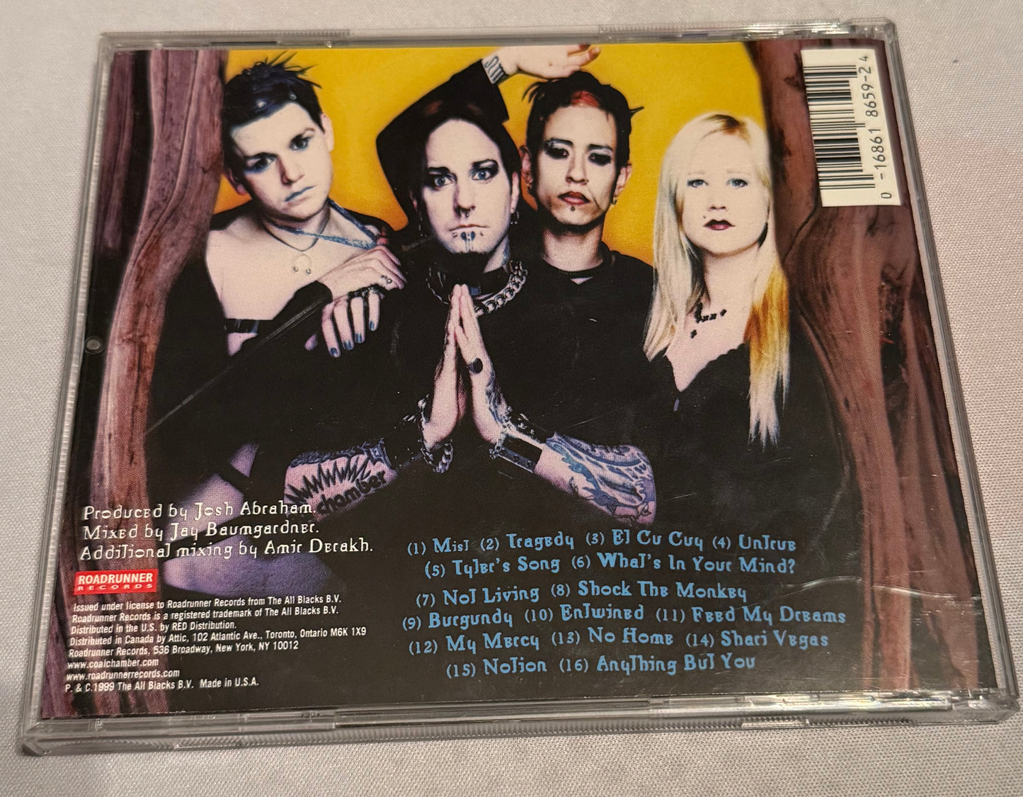 Coal Chamber - Chamber Music - 1999 - Roadrunner Records - Used - Excellent