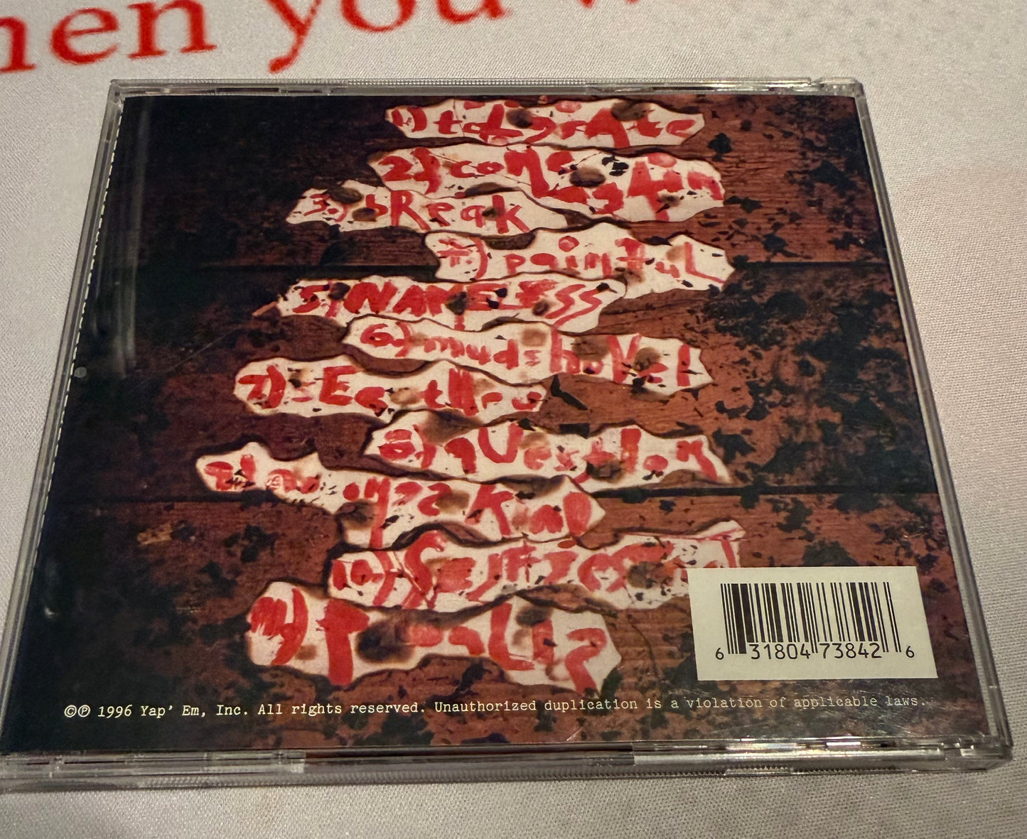 Staind - Tormented - 1996 - Yap' Em - Used - Excellent