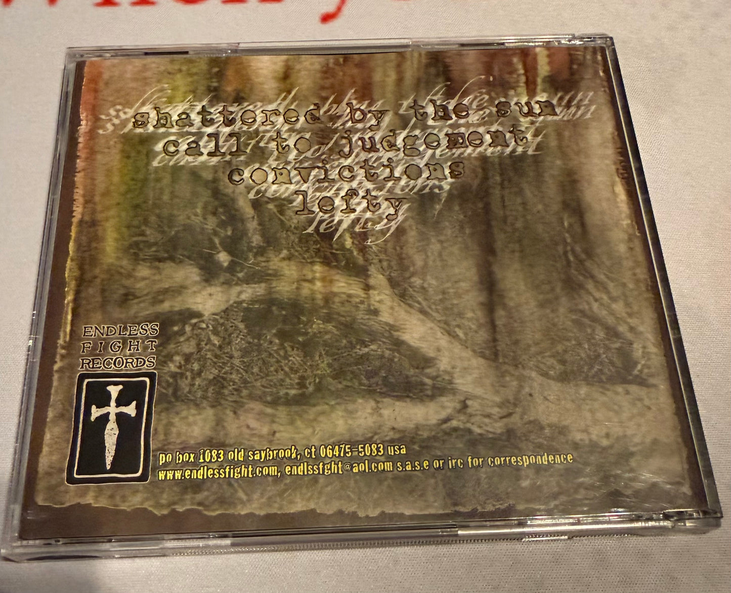 Unearth - Above the Fall of Man - 1998 - Endless Fight Records - Used - Excellent