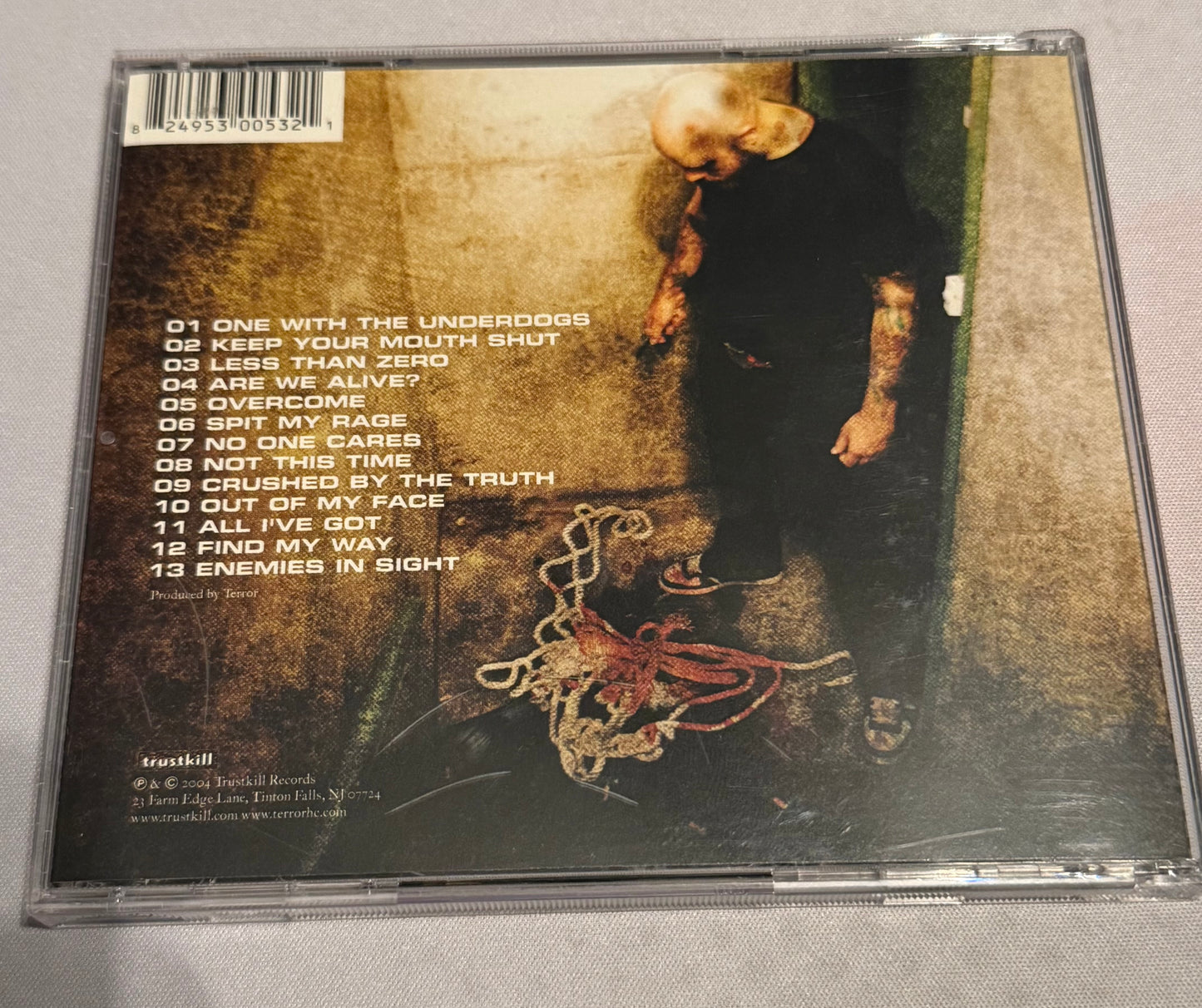 Terror - One With the Underdogs LIMITED EDITION - 2004 - Trustkill Records - Used - VG+/EX