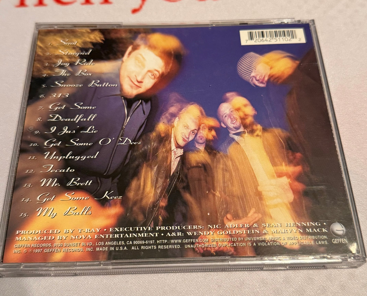 Snot - Get Some - 1997 - Geffen Records - Used - G+/VG