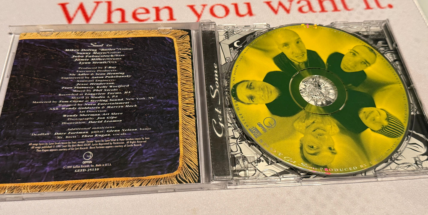 Snot - Get Some - 1997 - Geffen Records - Used - G+/VG