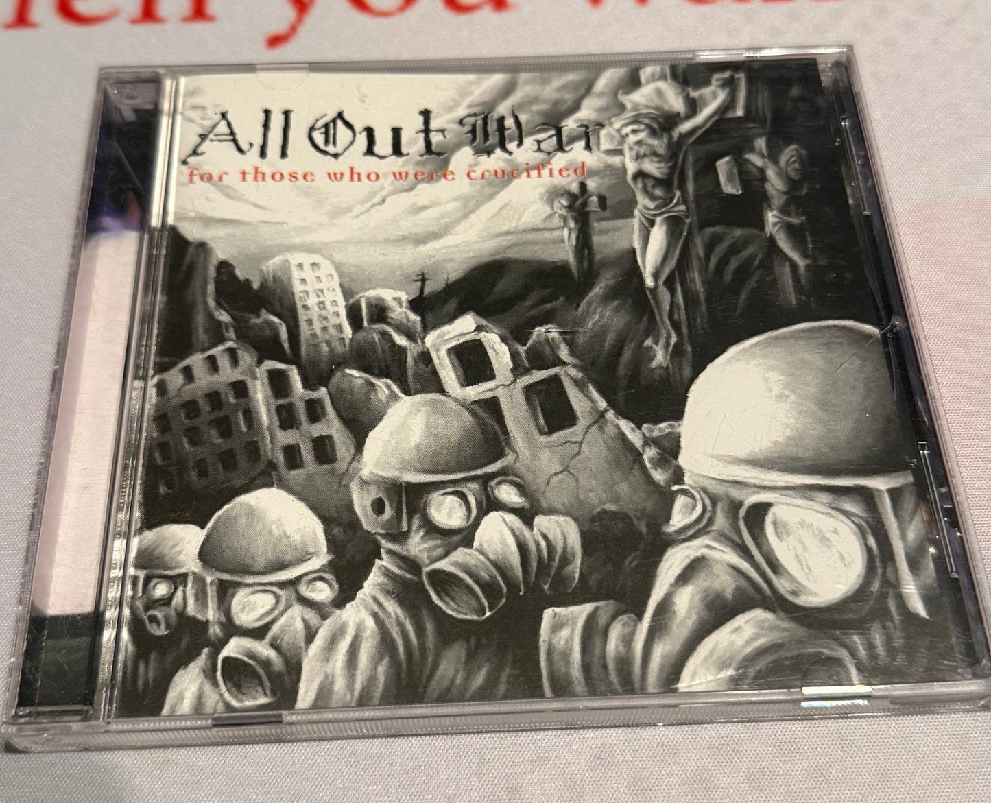 All Out War - For Those Who Were Crucified - 1998 - Victory Records - Used - VG+/EX