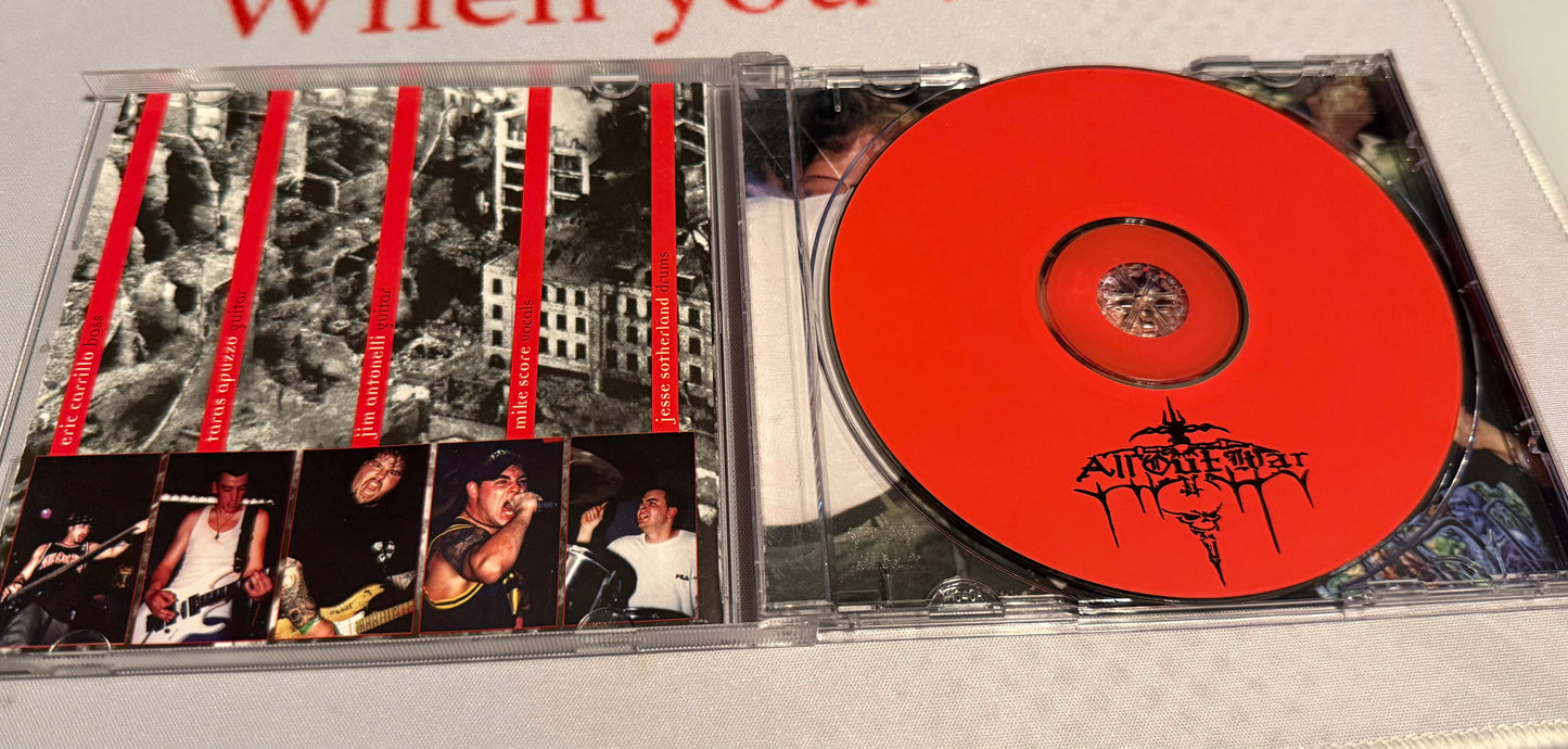 All Out War - For Those Who Were Crucified - 1998 - Victory Records - Used - VG+/EX