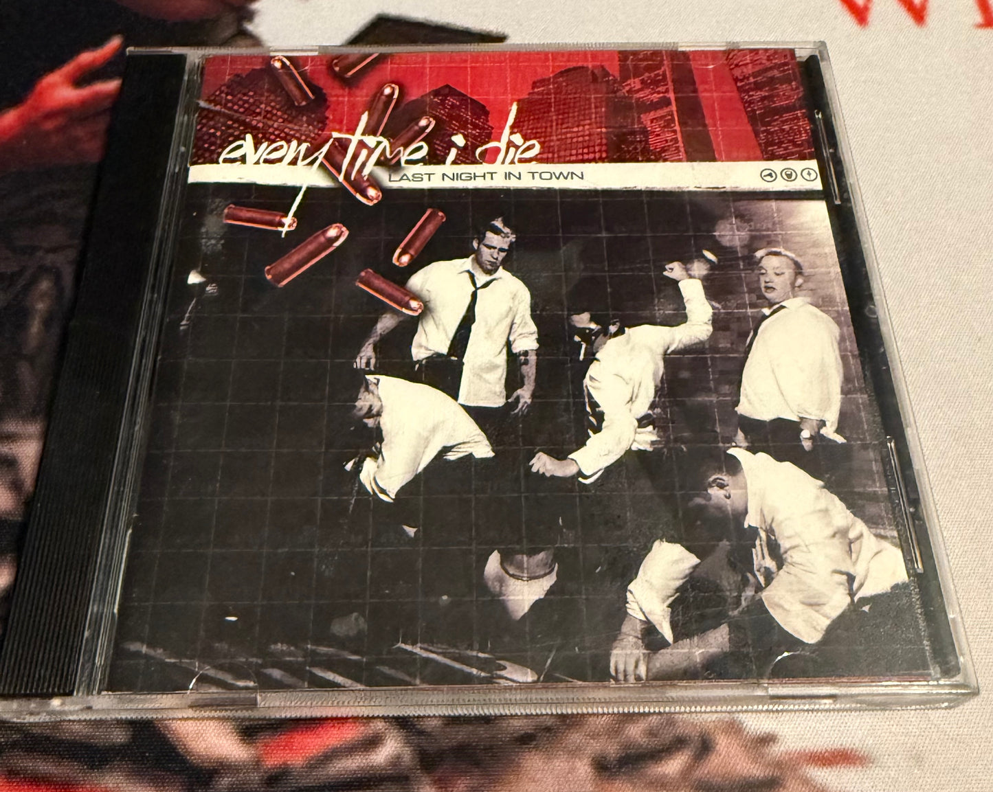 Every Time I Die - Last Night In Town ORIGINAL COVER - 2001 - Ferret Music - Used - VG+/EX
