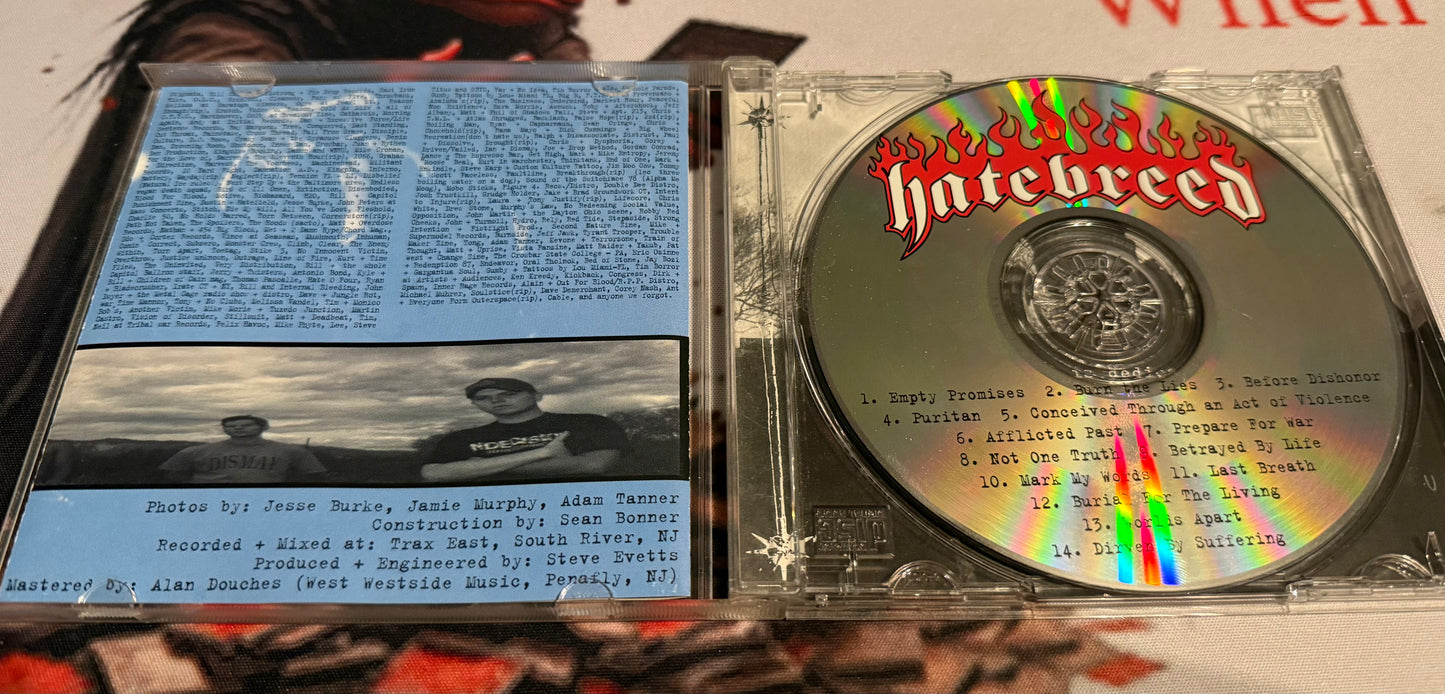 Hatebreed - Satisfaction is the Death of Desire - 1997 - Victory Records - Used - Excellent