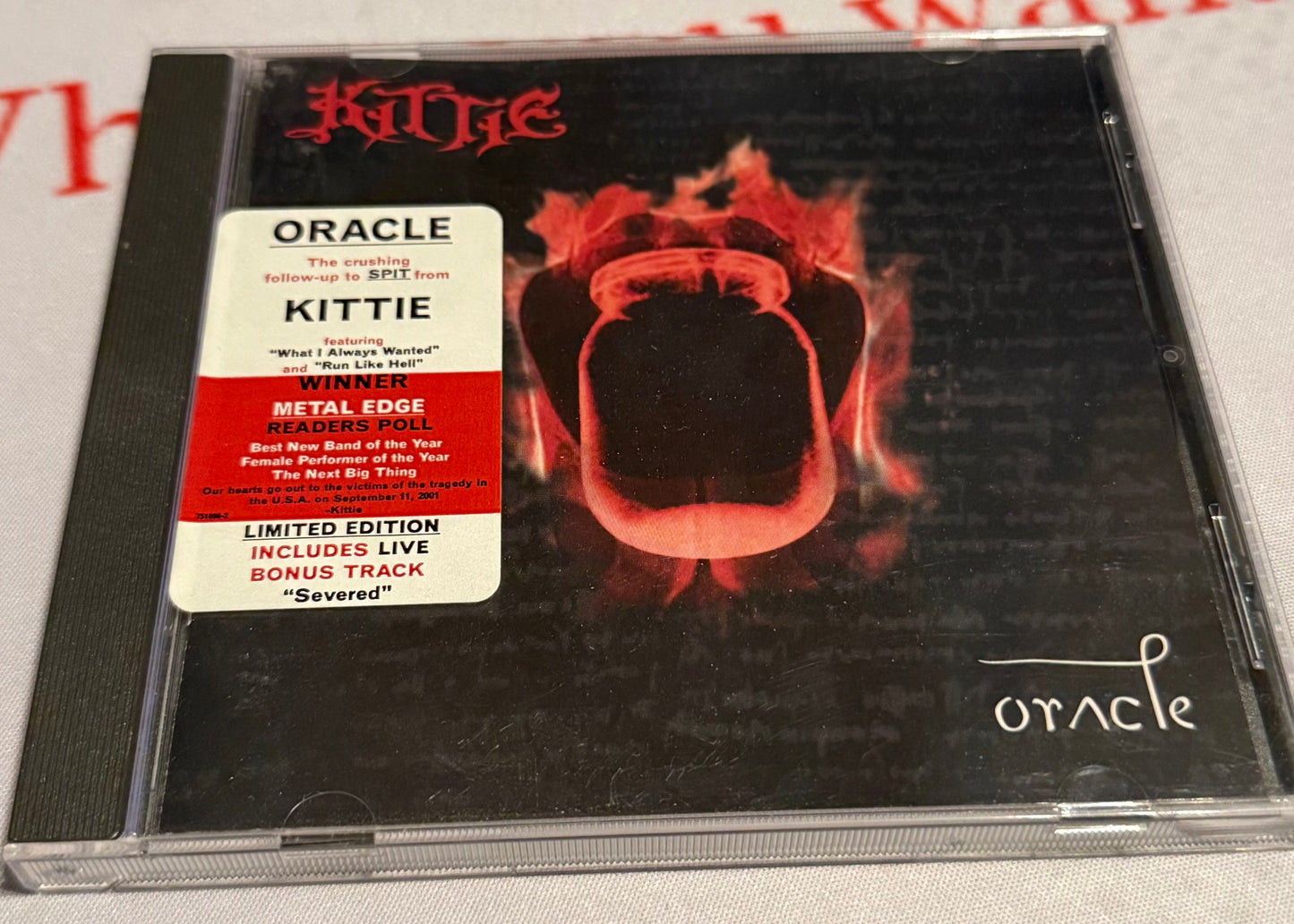 Kittie - Oracle - 2001 - Artemis Records - Used - Excellent