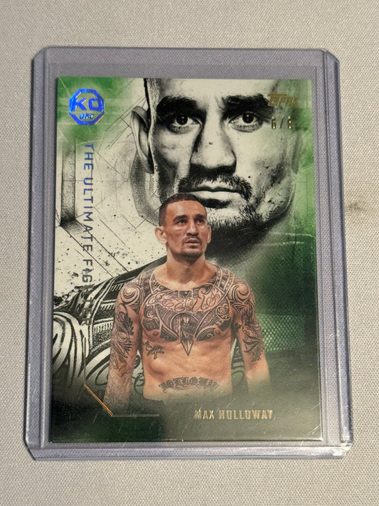 UFC - 2025 Topps Knockout - Max Holloway The Ultimate Fighter Gold /8 - #UF-1 - NM/M