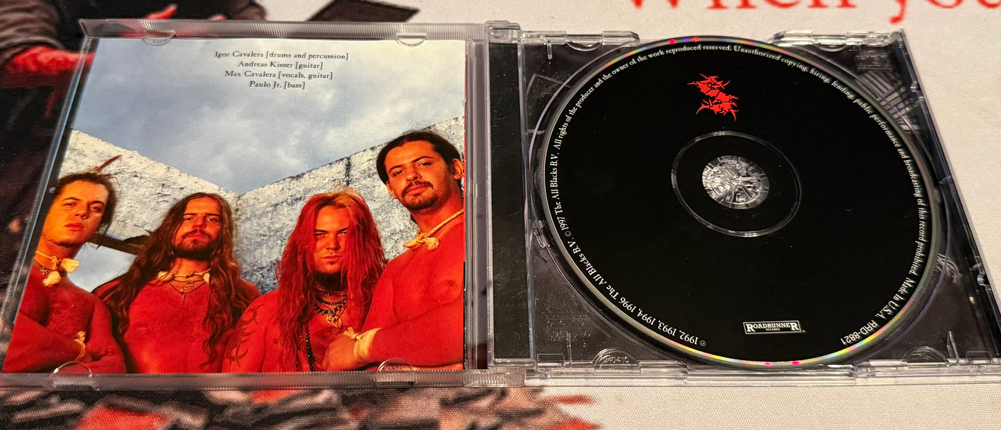 Sepultura - Blood Rooted - 1997 - Roadrunner Records - Used - Excellent