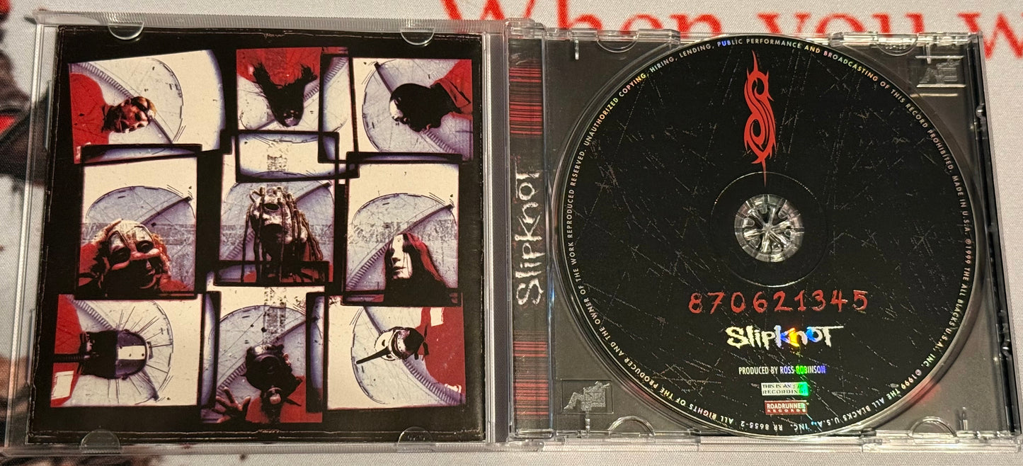 Slipknot - Self Titled 1st Pressing with Frail Limb Nursery/Purity - 1999 - Roadrunner Records - Used - VG+/EX