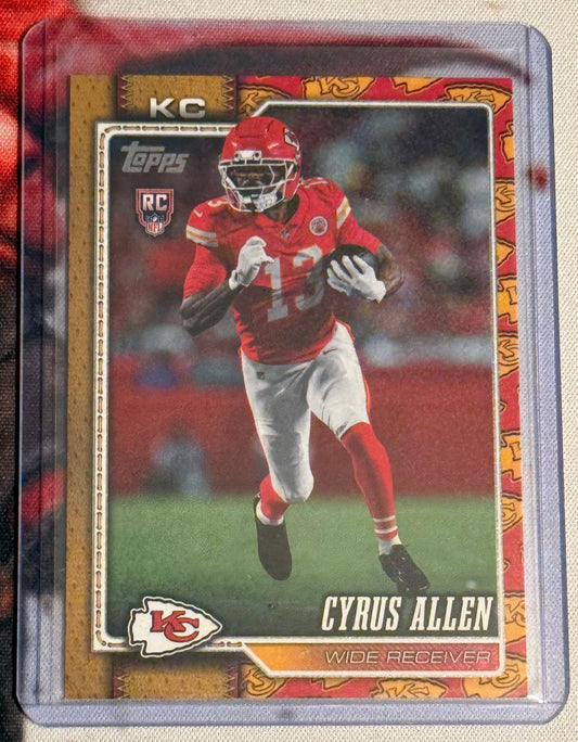 NFL - 2026 Topps Flagship - Cyrus Allen Team Color Variation SSP - 382 - NM/M