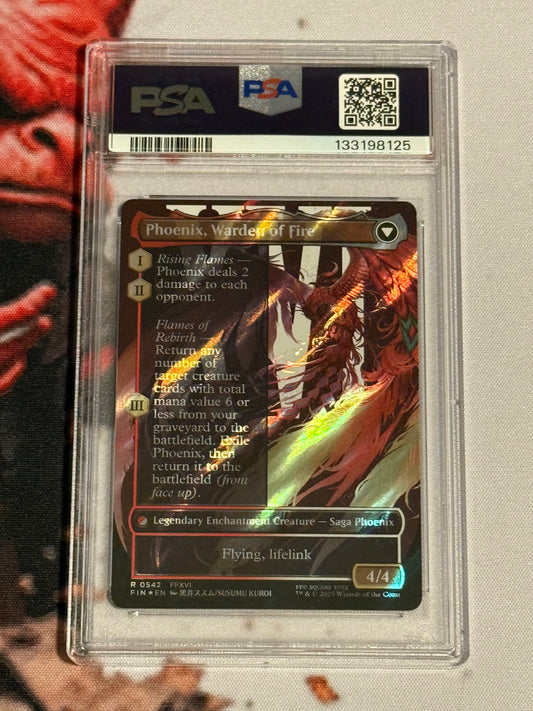 Magic the Gathering - Joshua, Phoenix's Dominant Borderless Surge Foil - Final Fantasy - #0542 - Mint - PSA 9