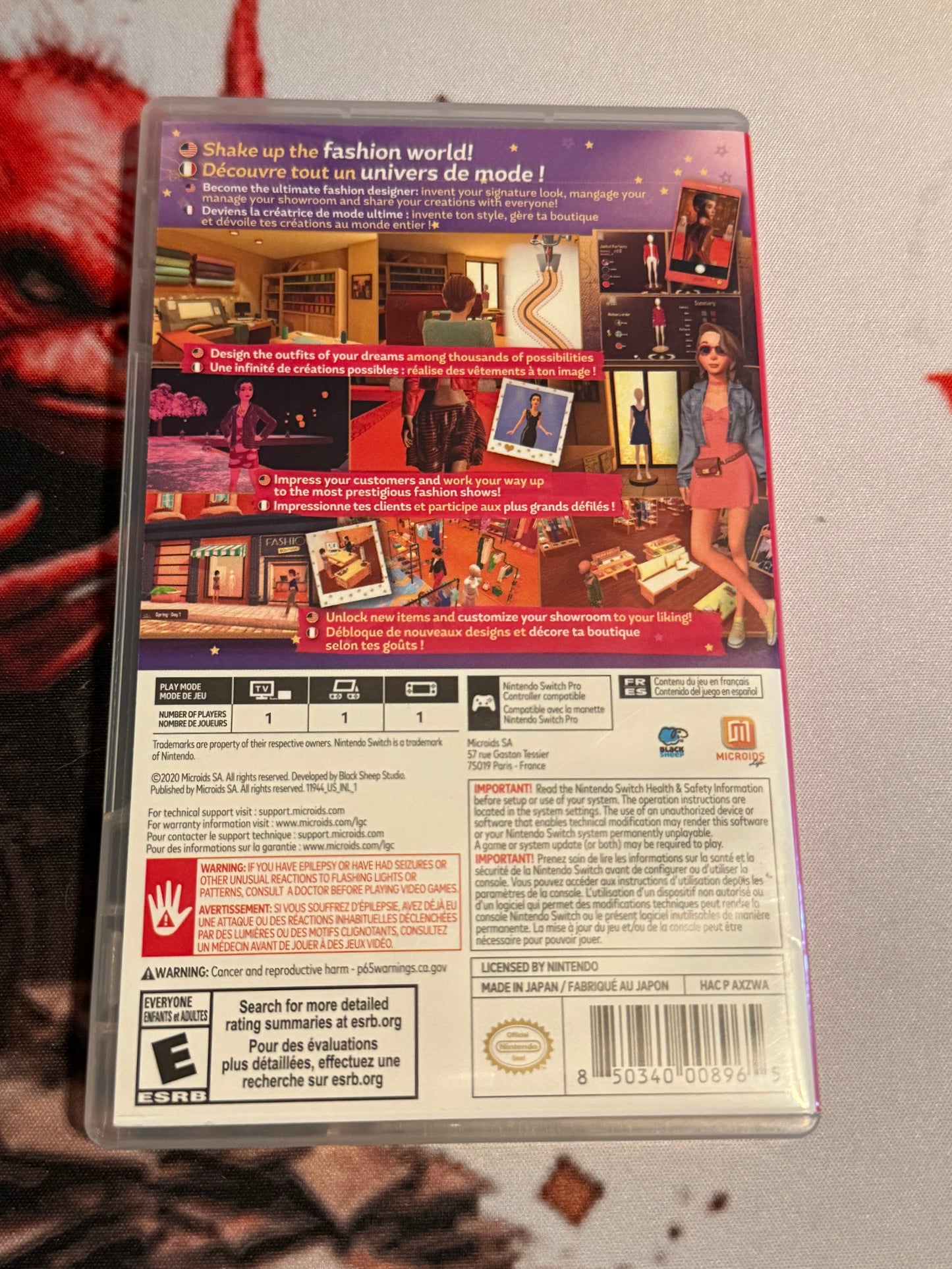 Nintendo Switch - My Universe Fashion Boutique - Like New