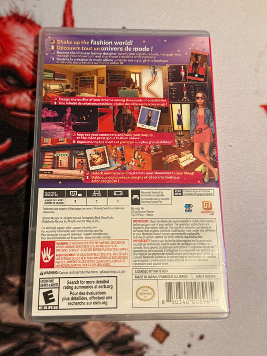 Nintendo Switch - My Universe Fashion Boutique - Like New