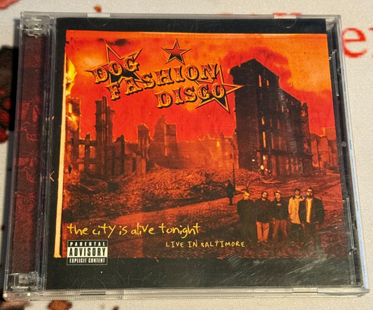 Dog Fashion Disco - The City is Alive Tonight LIVE CD and DFD-Day DVD - 2004 - Artemis Records - Used - VG/VG+
