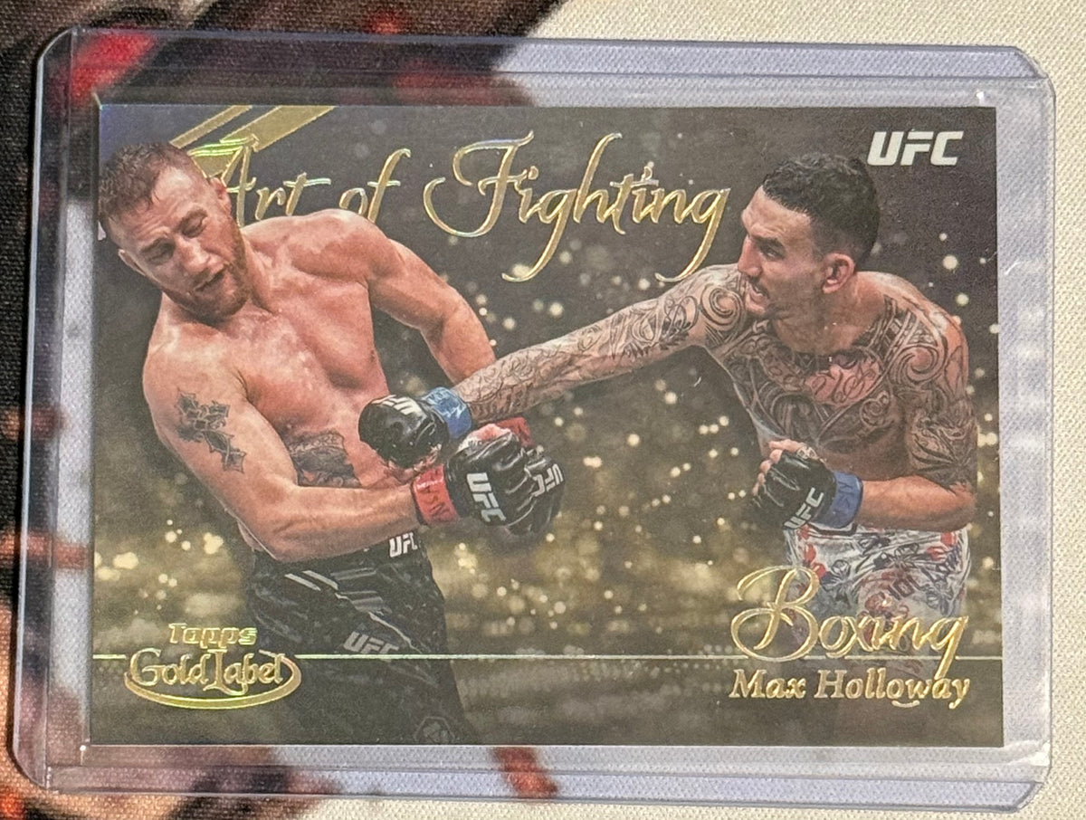 UFC - 2024 Topps Gold Label - Max Holloway Art of Fighting SSP - #AOF-20 - Mint