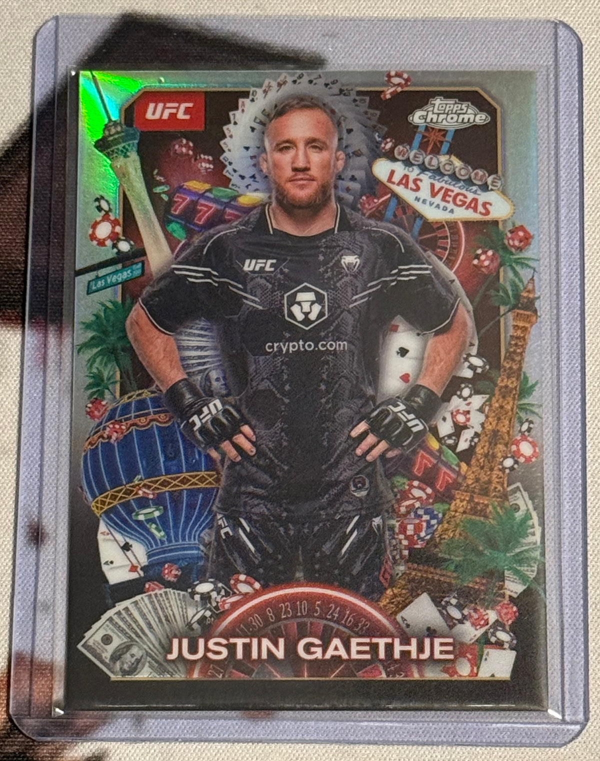 UFC - 2025 Topps Chrome - Justin Gaethje Titans CASE HIT - #TNS-6 - NM/M