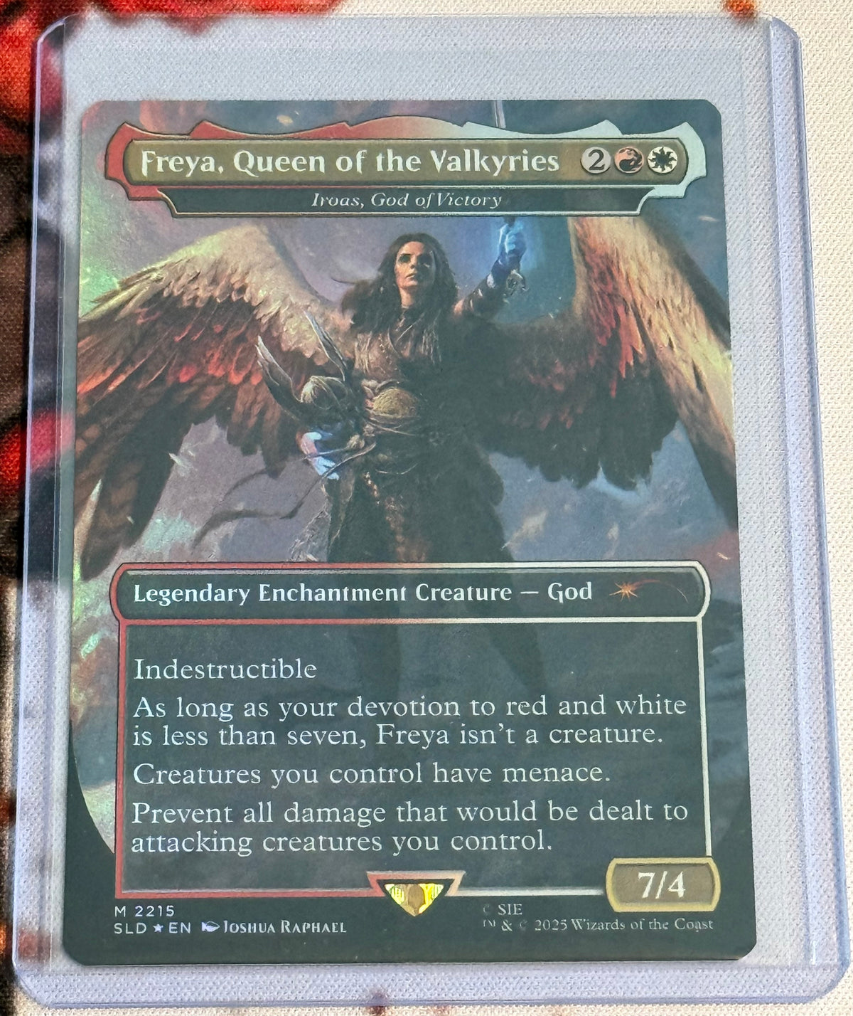 MTG Secret Lair - Freya, Queen of the Valkyries Foil - Mythic - #2215 - NM/M