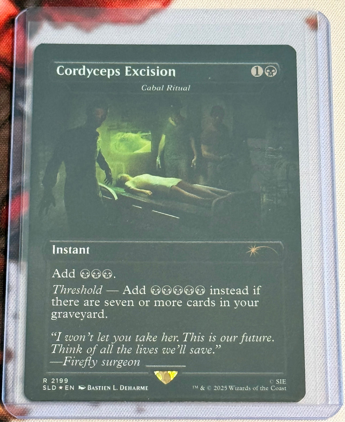 MTG Secret Lair - Cordyceps Excision - Cabal Ritual Rainbow Foil - Rare - #2199 - NM/M