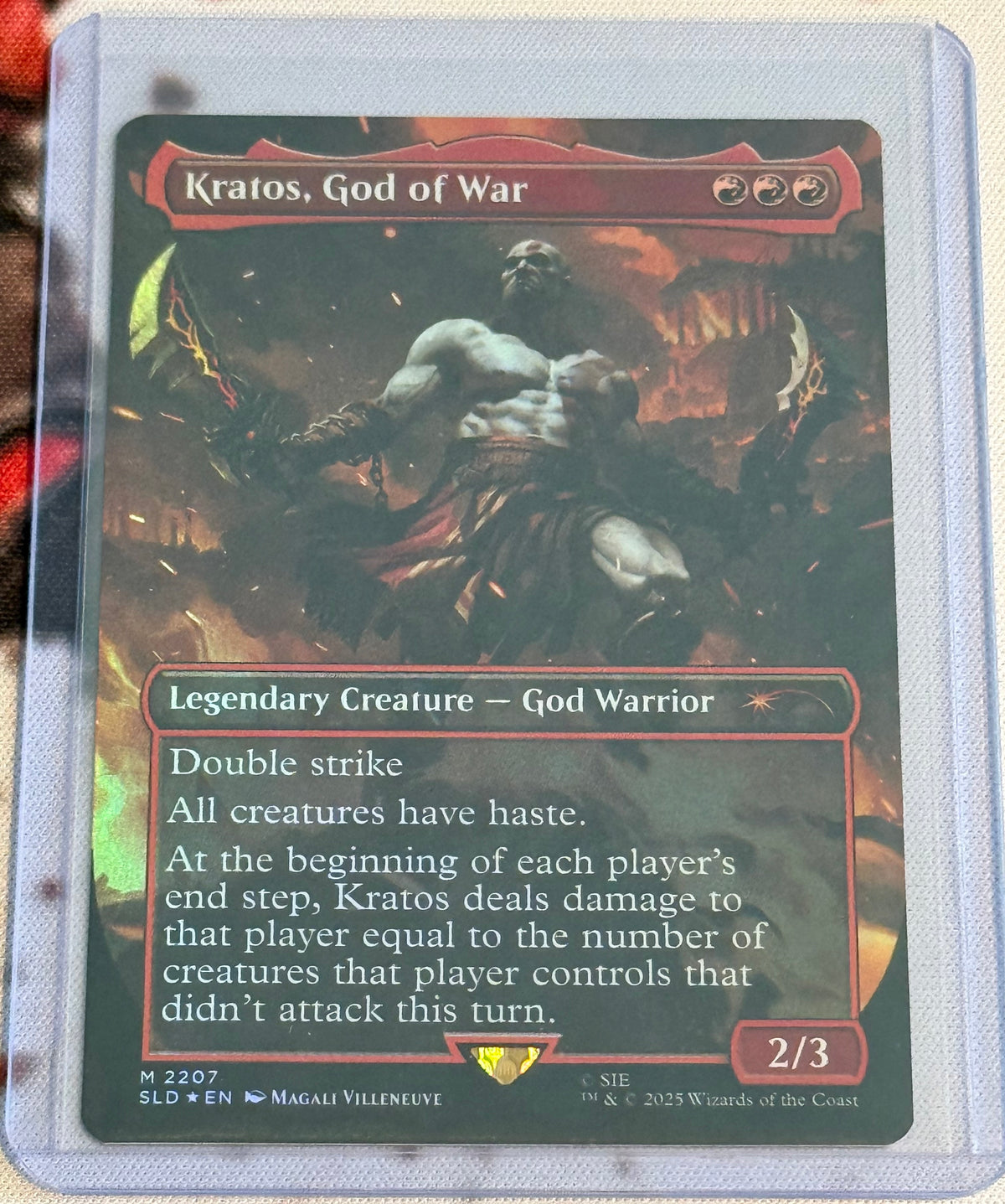 MTG Secret Lair - Kratos, God of War Foil - Mythic - #2207 - NM/M