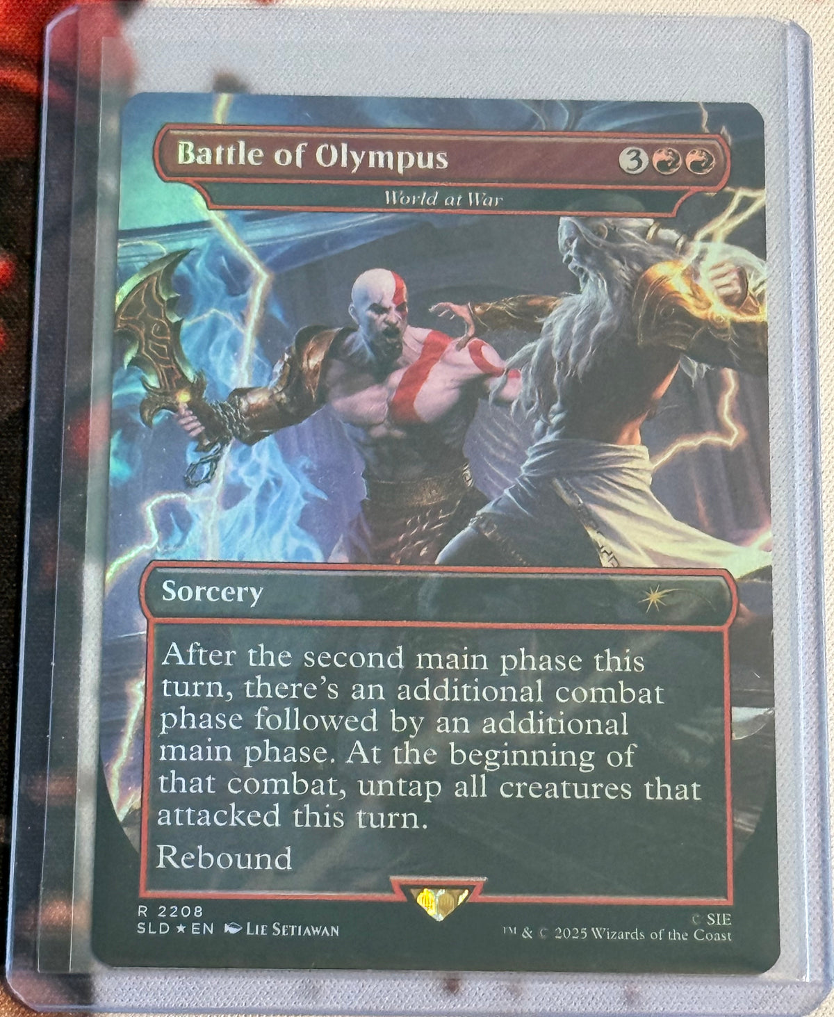 MTG Secret Lair - Battle of Olympus - World at War Foil - Rare - #2208 - NM/M