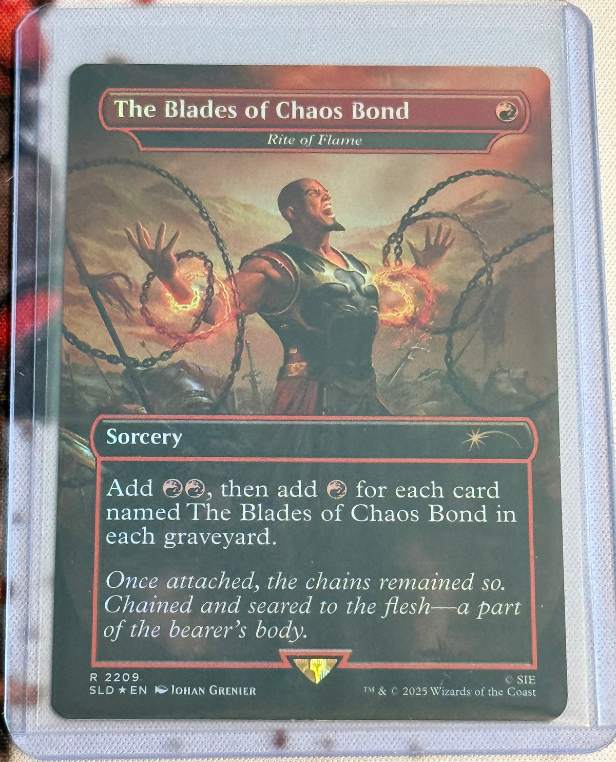 MTG Secret Lair - The Blades of Chaos Bond - Rite of Flame Foil - Rare - #2209 - NM/M