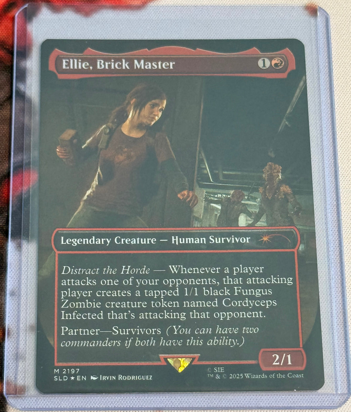 MTG Secret Lair - Ellie, Brick Master Rainbow Foil - Mythic - #2197 - NM/M