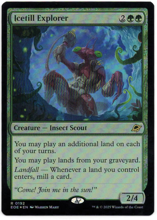 Magic the Gathering - Icetill Explorer FOIL - RARE - Edge of Eternities - Mint