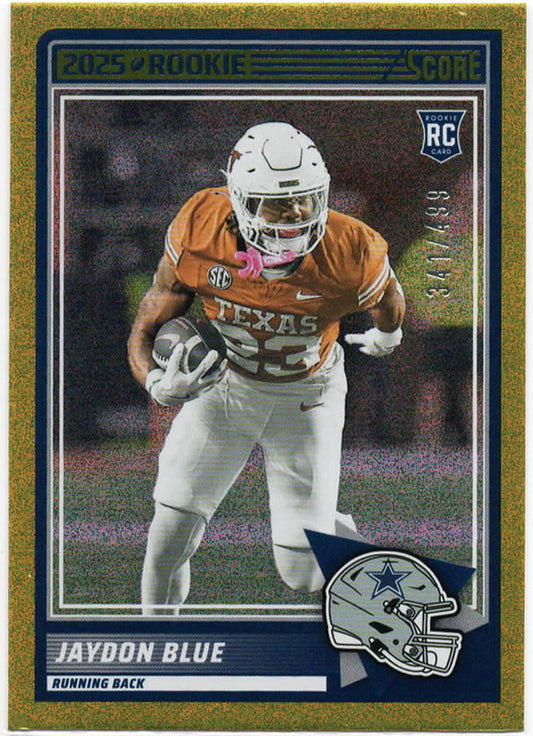 NFL - 2025 Panini Score - Jaydon Blue Rookie Gold Dots /499 - #39 - Mint