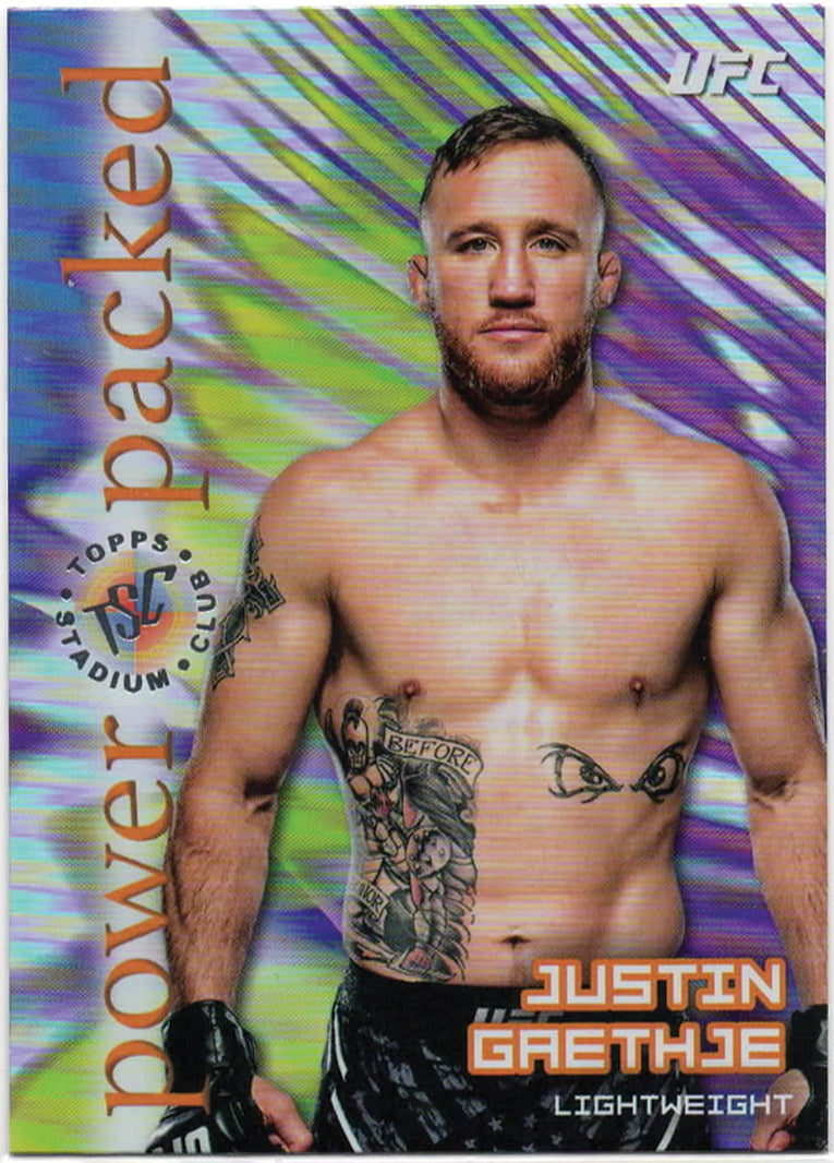 UFC - 2025 Stadium Club - Justin Gaethje - Power Packed - #PD-4 - NM/M