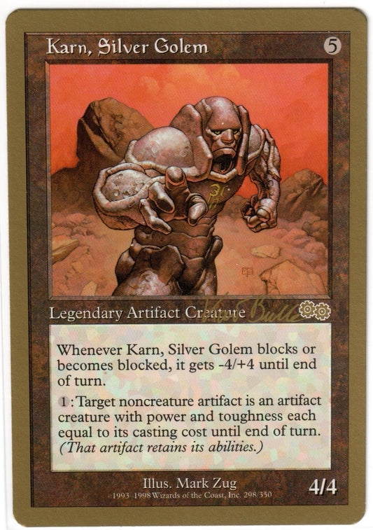 Magic the Gathering - Karn, Silver Golem - Tokyo World Championship 1999 - Kai Budde