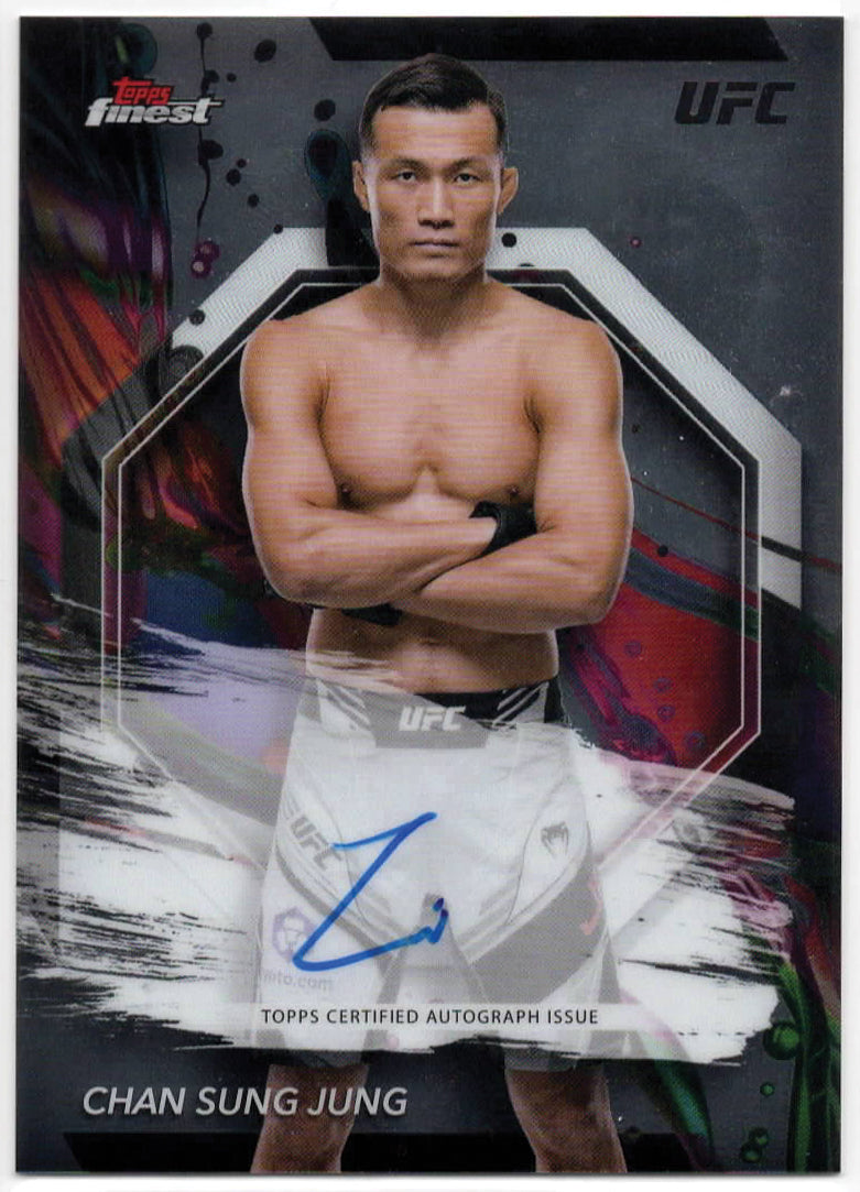UFC - 2024 Topps Finest - Korean Zombie - ON-CARD AUTO - #FA-CSJ - M