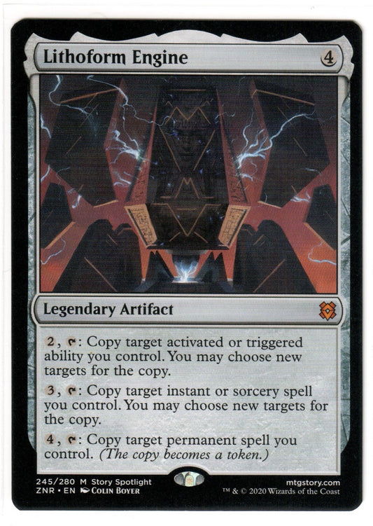 Magic the Gathering - Lithoform Engine - MYTHIC - Zendikar Rising - Mint