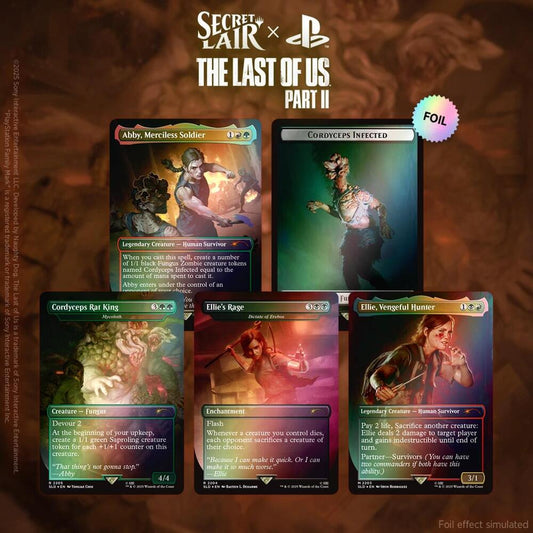 Secret Lair x The Last of Us II Rainbow Foil Set - New/Sealed