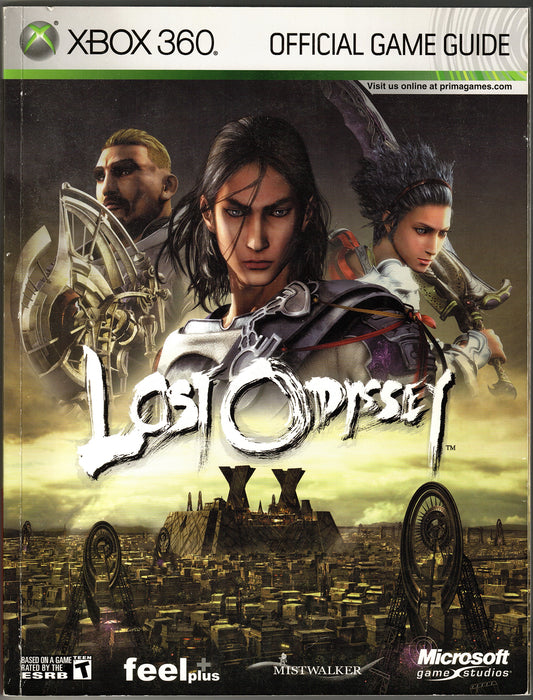 Lost Odyssey Official Game Guide for Xbox 360 - 2008 - Very Good Condition